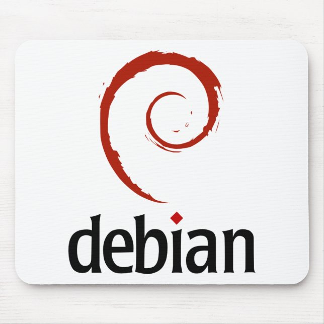 Linux Debian Mousepad (Front)
