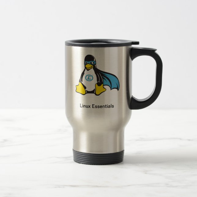 Linux Essentials Travel Mug V3 (Right)