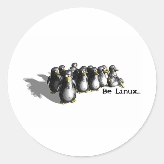 Linux Group Classic Round Sticker (Front)