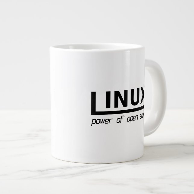 Linux Large Coffee Mug (Front Right)