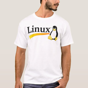 Linux Logo with Tux Products T-Shirt