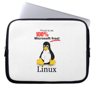 Linux Neoprene Laptop Sleeve 10" - Microsoft Free