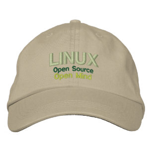 LINUX: Open Source, Open Mind Embroidered Hat