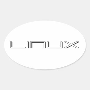 LINUX OVAL STICKER