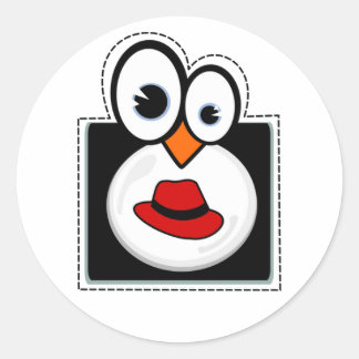Linux Penguin Redhat Sticker