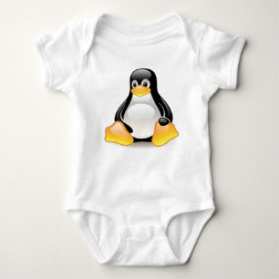 linux-penguin-tux baby bodysuit