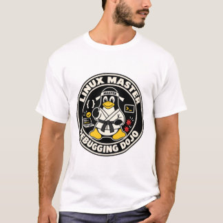 Linux Penguin Tux Fanart - Dojo Master T-Shirt