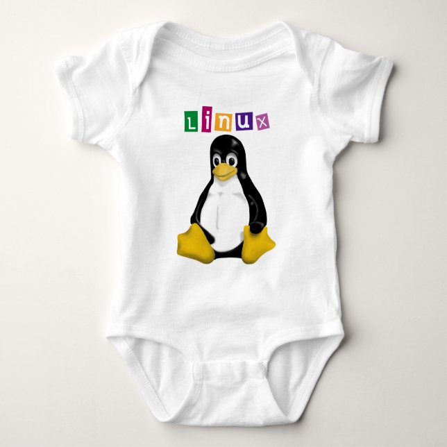 Linux Products & Designs! Baby Bodysuit (Front)