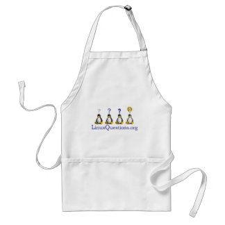 Linux Questions Logo Standard Apron
