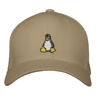 Linux Tux Embroidered Hat