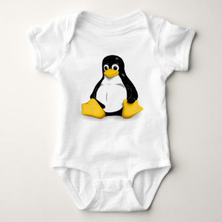 Linux Tux Organic Baby Creeper