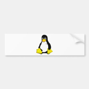 Linux Tux penguin Bumper Sticker