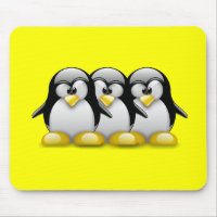 LINUX TUX PENGUIN FRIENDS