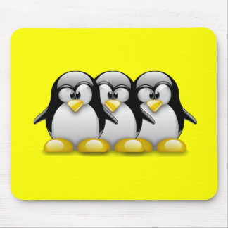 LINUX TUX PENGUIN FRIENDS MOUSE PAD