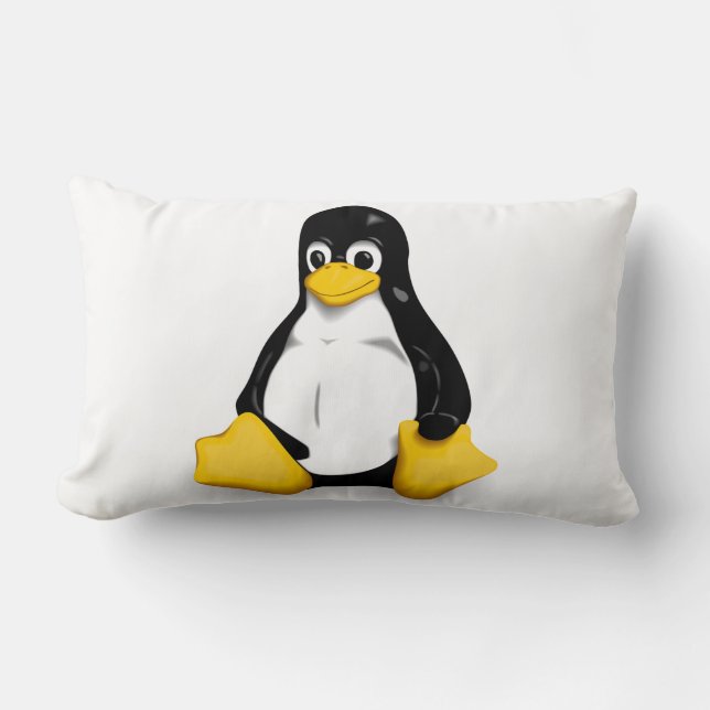 Linux Tux Products Lumbar Cushion (Front)