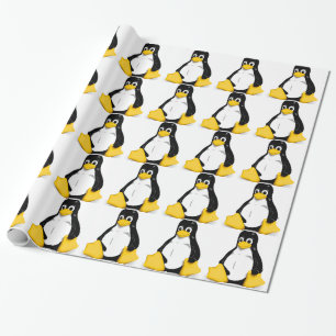 Linux Tux Products Wrapping Paper