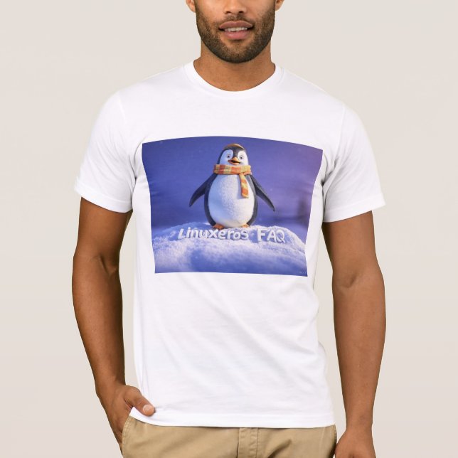 Linuxeros FAQ T-Shirt (Front)