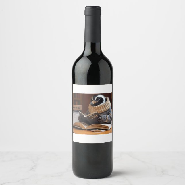 Linuxeros FAQ Wine Label (Front)