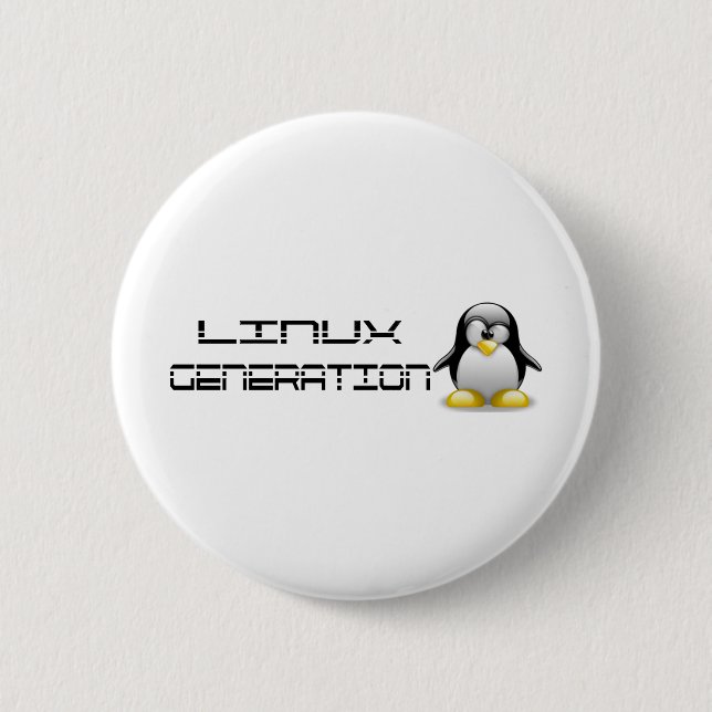 LinuxGeneration 6 Cm Round Badge (Front)