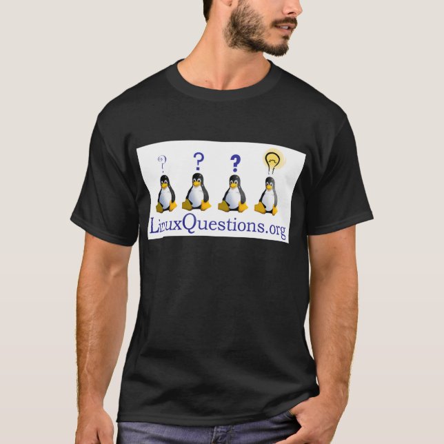 LinuxQuestions.org Logo T-Shirt (Front)