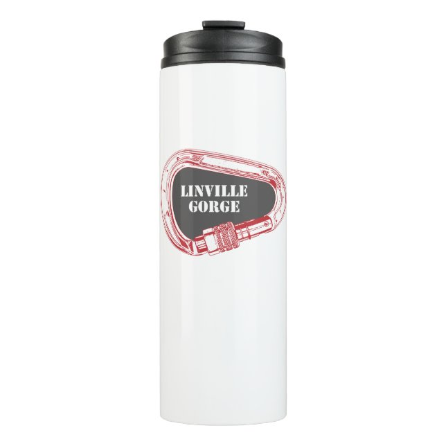 Linville Gorge Climbing Carabiner Thermal Tumbler (Front)