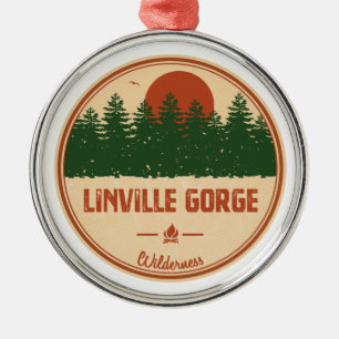 Linville Gorge Wilderness North Carolina Metal Ornament