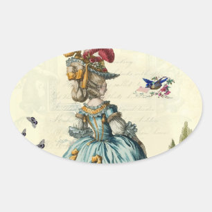 l'invitation (Oval) Oval Sticker