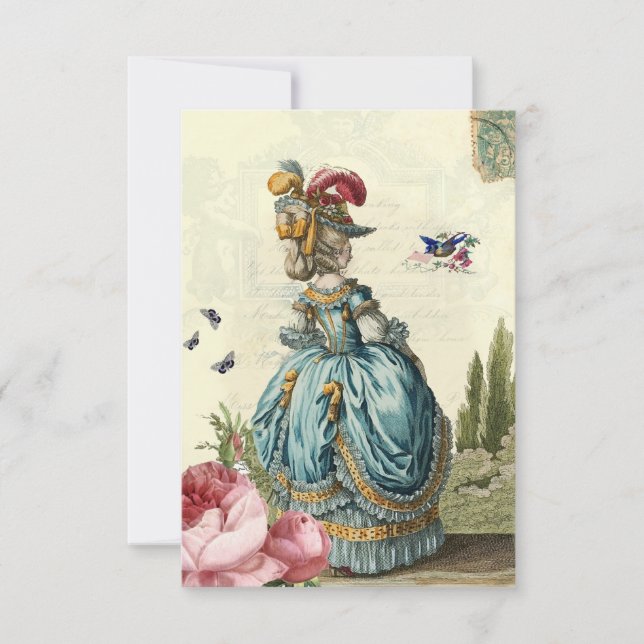 l'invitation rsvp card (Front)