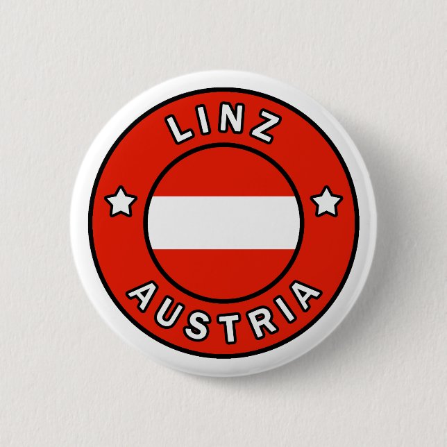 Linz Austria 6 Cm Round Badge (Front)