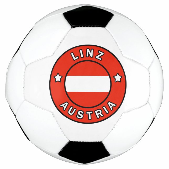 Linz Austria Soccer Ball (Front)