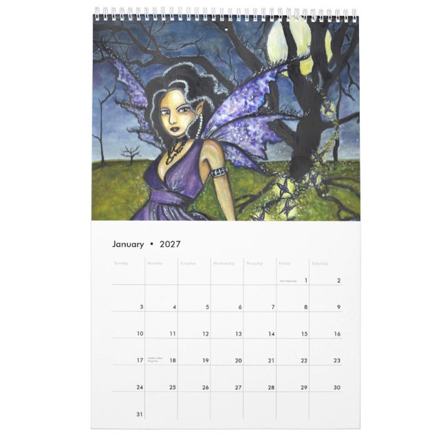 Linzi Sayles Fantasy Art Calendar 2010 (Jan 2027)