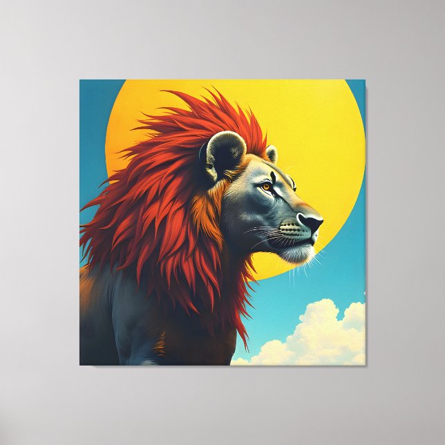 Lion1 Canvas Print (Front)
