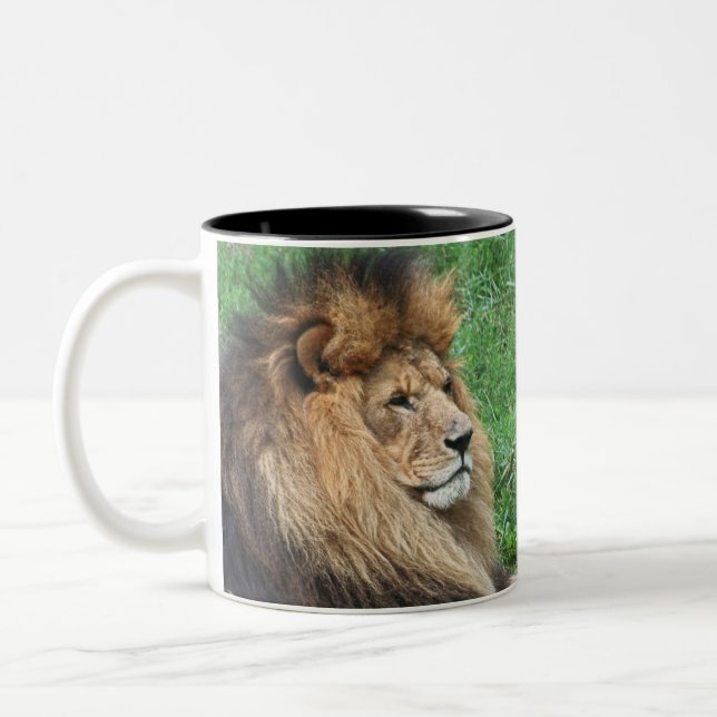 Lion 001 Two-Tone coffee mug (Left)