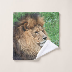 Lion 001 wash cloth