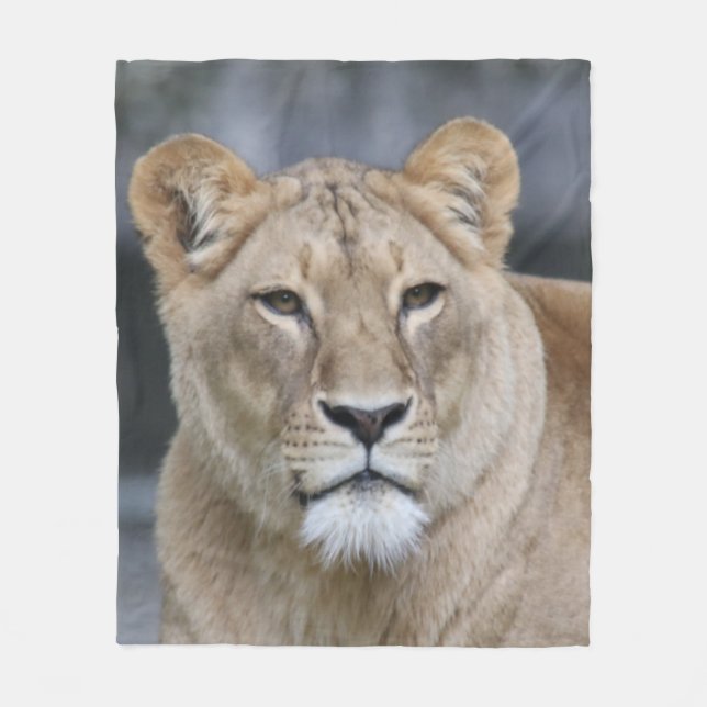 Lion 004 fleece blanket (Front)