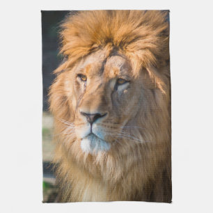 Lion 013 tea towel