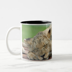 Lion 014 Two-Tone coffee mug