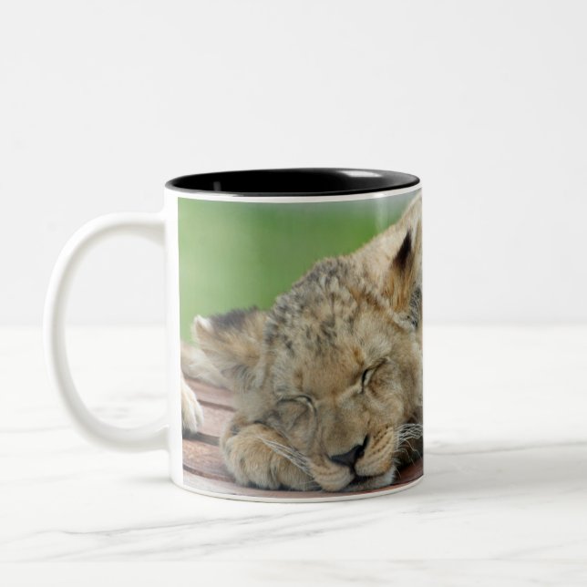 Lion 014 Two-Tone coffee mug (Left)