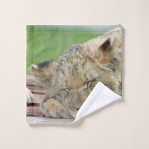 Lion 014 wash cloth