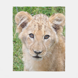 Lion 016 fleece blanket