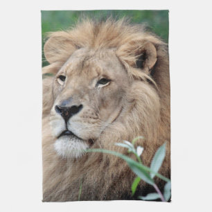 Lion 021 tea towel