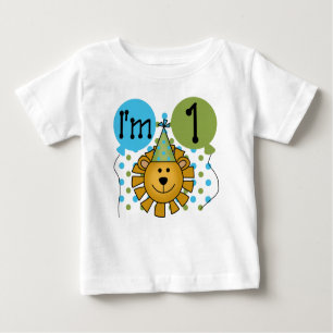 Lion 1st Birthday Baby T-Shirt
