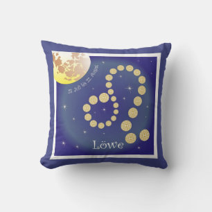 lion 23 July to 22 August cushion