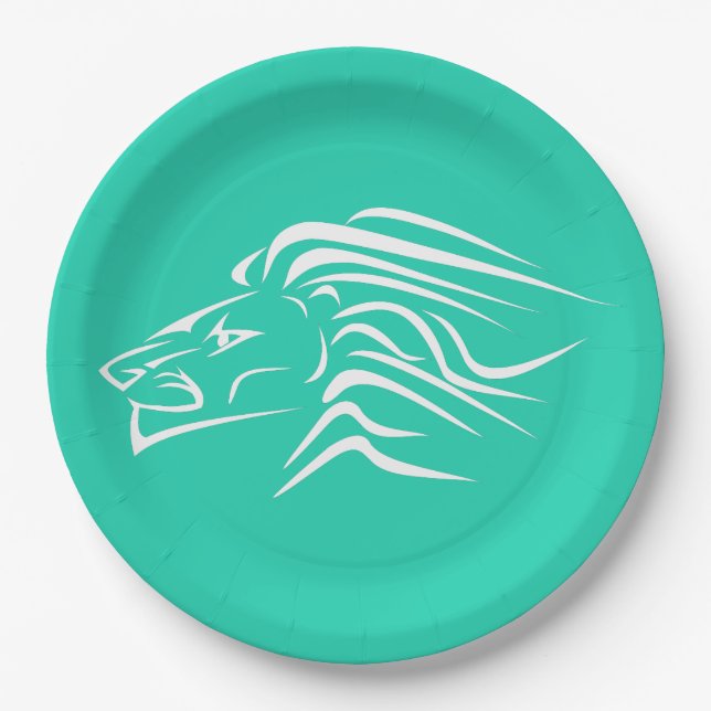 Lion 2 - paper plate (Front)