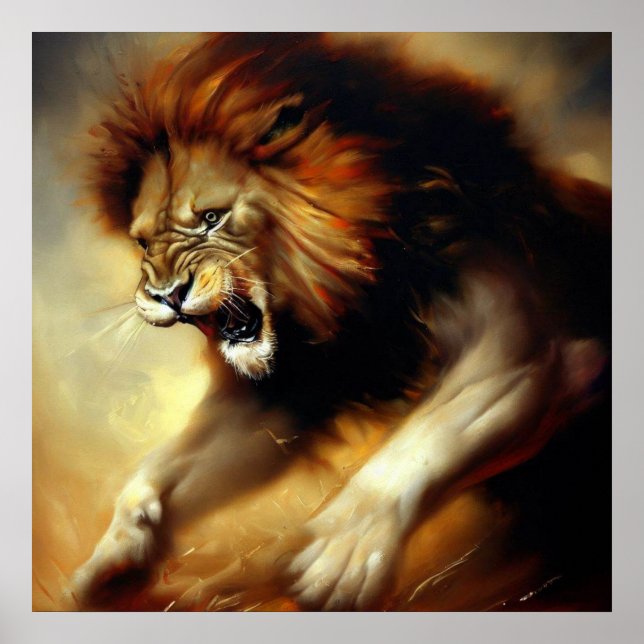 Lion (3) Wild Cat  Poster (Front)