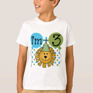 Lion 3rd Birthday T-shirts and Gifts