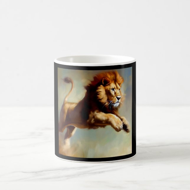 Lion (8) Wild Cat Coffee Mug (Center)