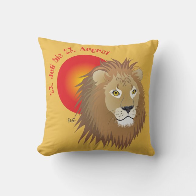 lion - acronym cushion (Front)