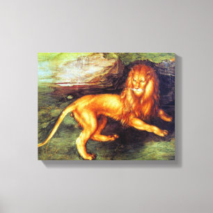 Lion - Albrecht Durer - c1494 Canvas Print