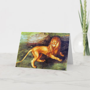 Lion - Albrecht Durer - c1494 Card